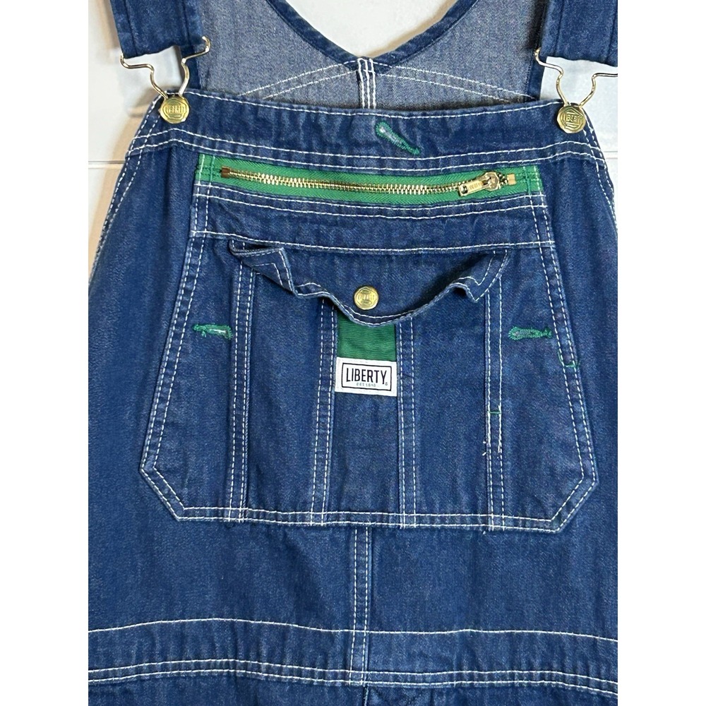 Liberty Bib Overalls Men's 42x30 Denim
